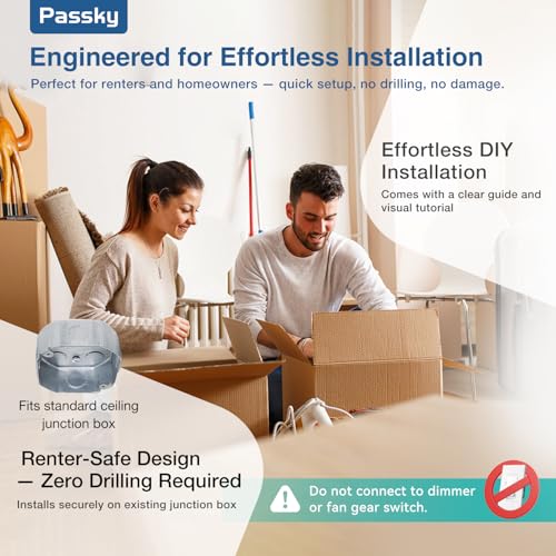 Passky fan installation diagram
