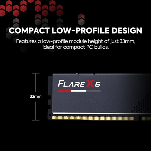 Top view of G.SKILL Flare X5 RAM sticks