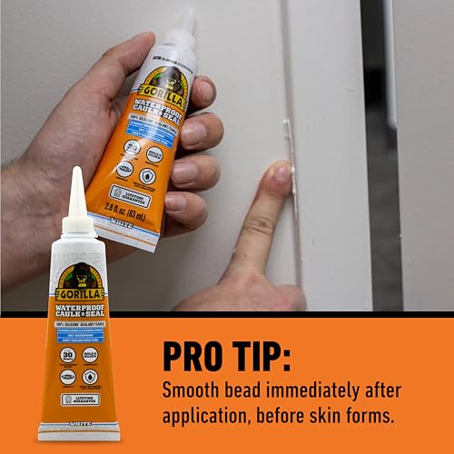 Gorilla 2.8oz silicone sealant packaging
