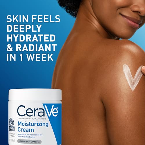 Application of CeraVe Moisturizing Cream