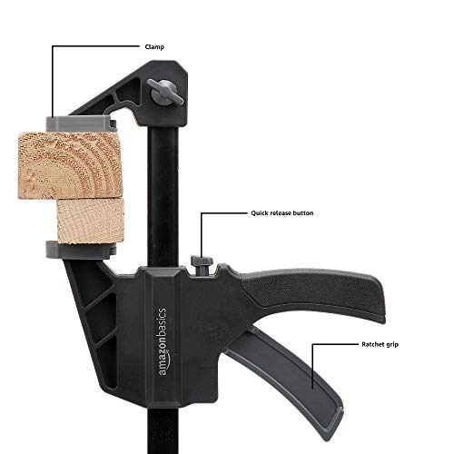 Close up of 4-inch trigger clamp mechanism