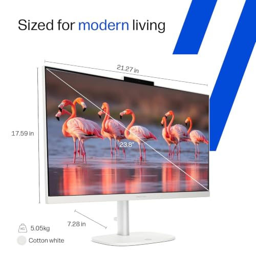 HP OmniStudio tilted display angle