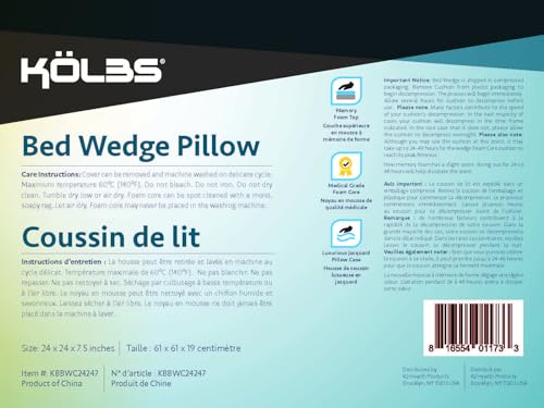 Standard size Kölbs wedge pillow
