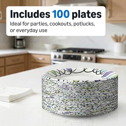 Basics 10 inch plate used for serving food