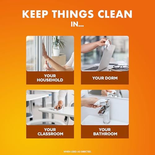 Multi-surface cleaning wipes for home