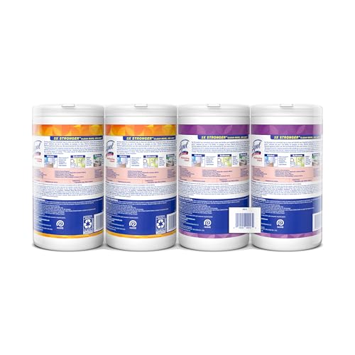Lysol cleaning wipes packaging labels