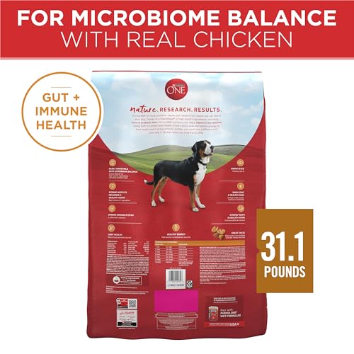 Purina ONE 31.1 lb bag back label details
