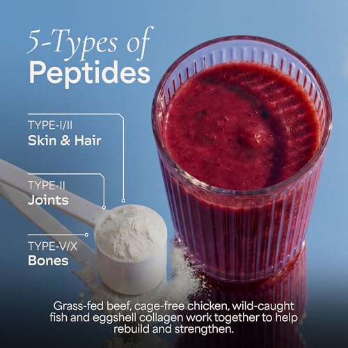 Wholesome Wellness collagen mixed into a smoothie