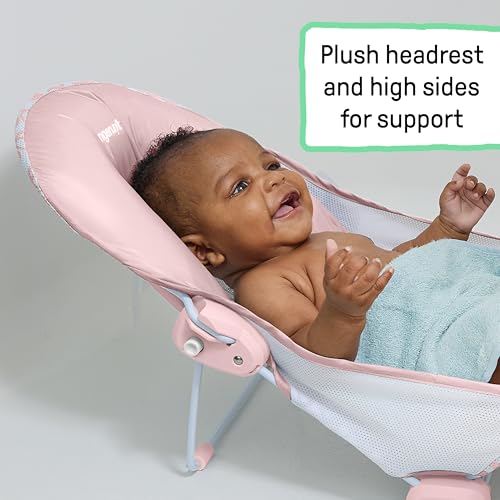 Folded Ingenuity baby bather for travel