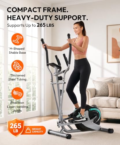 THERUN Elliptical heavy-duty steel frame support