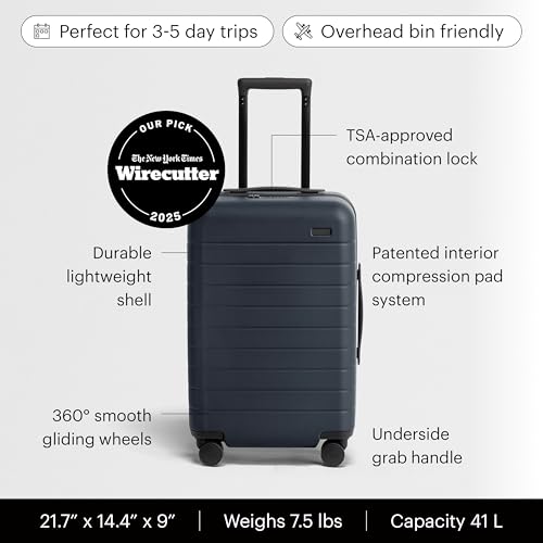 Away The Carry-On suitcase side profile