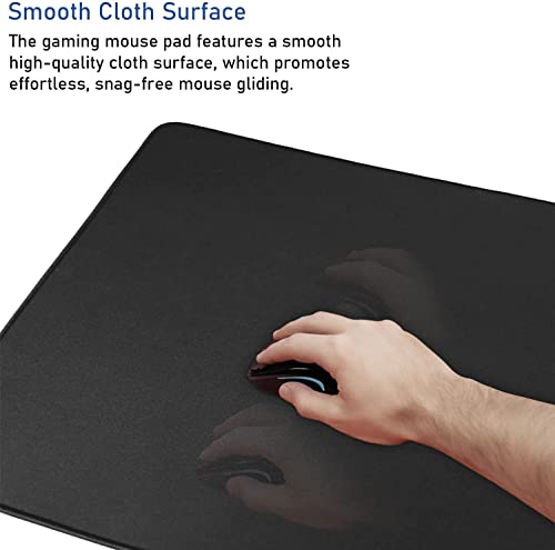 Hsmienk mouse pad stitched edge detail