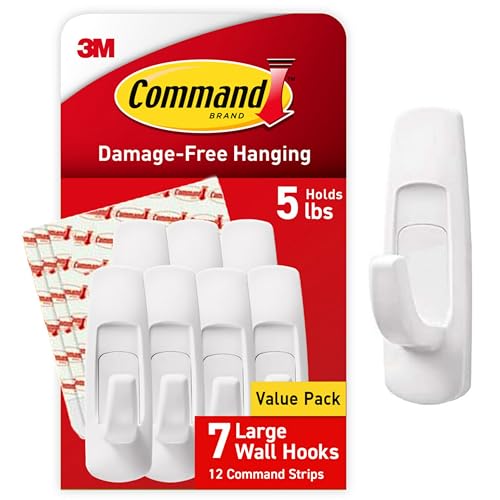 Command Large Utility Hooks 7-pack package