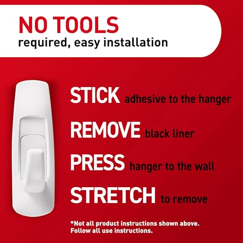 Command hook used for kitchen utensil storage