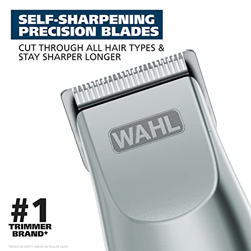 Wahl Groomsman trimmer with silver ergonomic handle