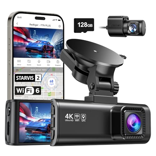 REDTIGER F7NP 4K dash cam front view