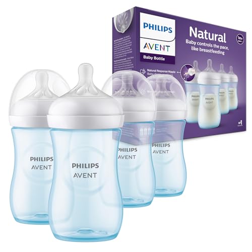 Philips Avent Natural 9 oz bottle 4-pack in blue
