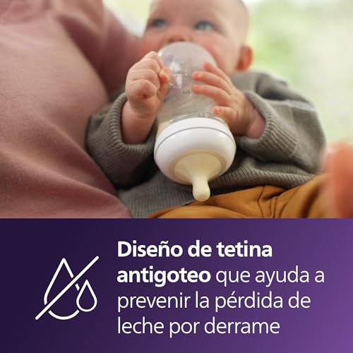 Four pack packaging of Philips Avent baby bottles