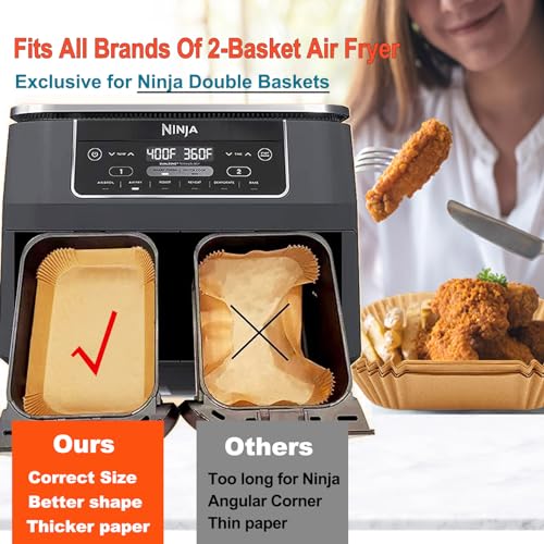 Rectangle parchment paper for Ninja Foodi