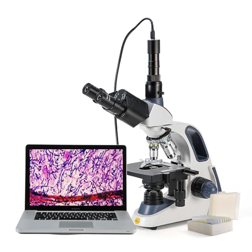 SWIFT Compound Trinocular Microscope white