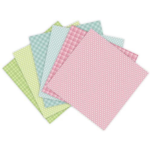 Single-sided scrapbook paper with blank back