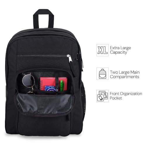 JanSport Big Student Black back panel padding