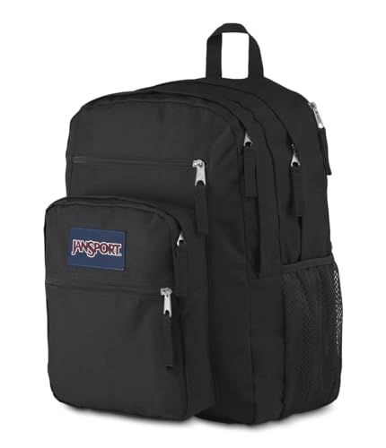 JanSport Big Student Black haul handle detail