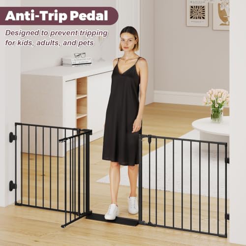 Cideny gate installed in wide hallway