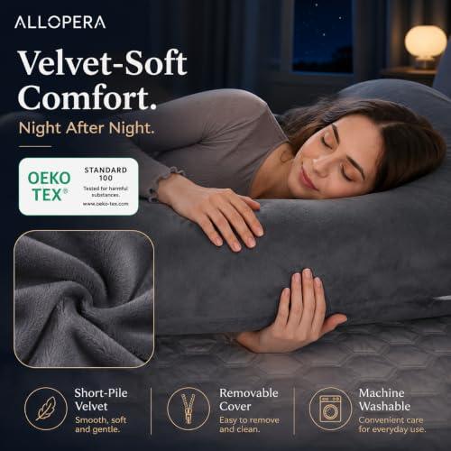 ALLOPERA pillow showcasing the full-body support design