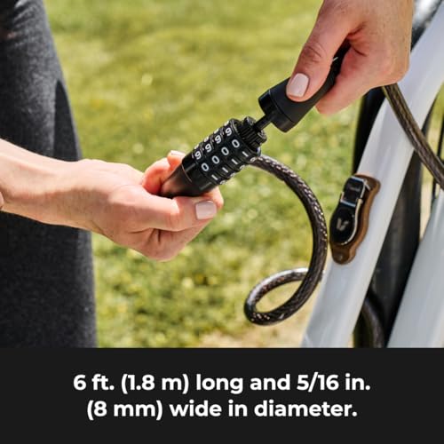 Full view of Master Lock 8370D cable
