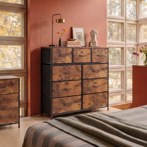 Nine drawer storage tower front profile