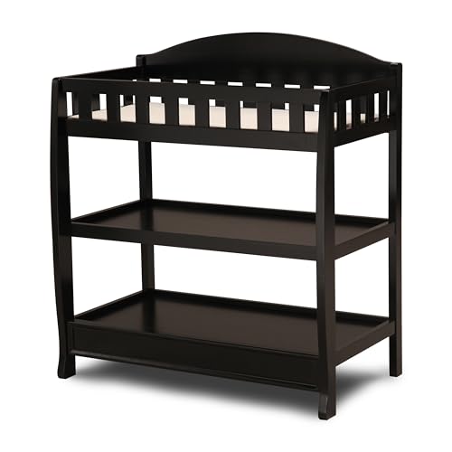 Full nursery set view with matching Delta Children furniture