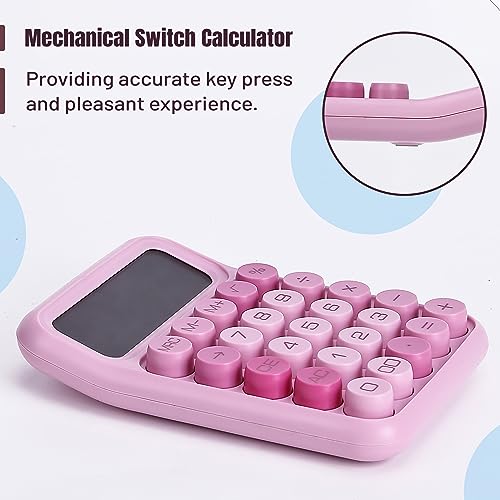 Close up of mechanical keys on Mr. Pen calculator