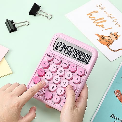 Hand holding the portable Mr. Pen calculator