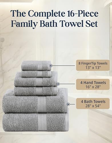 Complete set including hand towels and washcloths