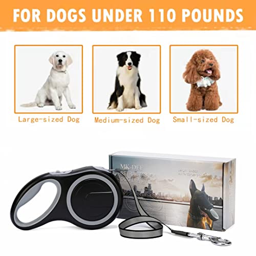 Locking button on the MK-DEF dog leash