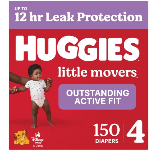 Huggies Little Movers Size 4 front view