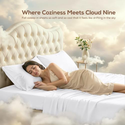 Queen flat sheet and pillowcase set