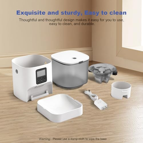 Tilting feeding bowl of the ANDOLL HOME pet dispenser