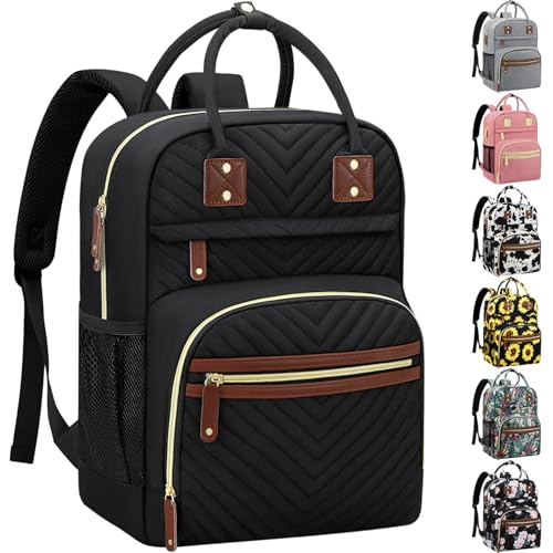 Tenot Diaper Bag Backpack Black front view