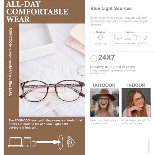 FONHCOO glasses and included storage case