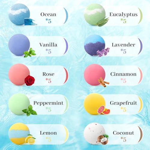Close up of TranquilBliss bath bomb texture