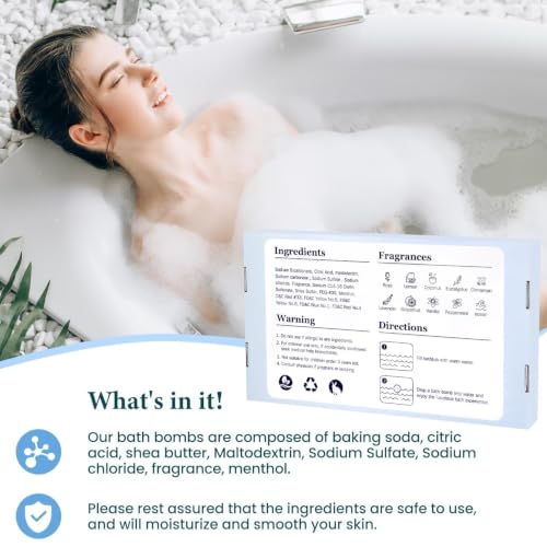 TranquilBliss bath bomb dissolving in water