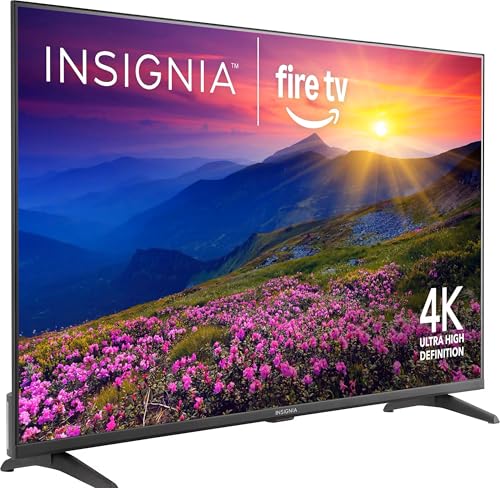 Smart Fire TV interface on INSIGNIA 43-inch display