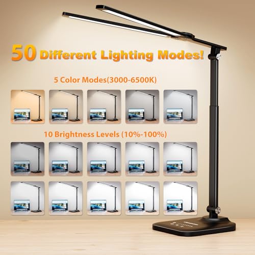 Folded CHARYJOD desk lamp for space saving