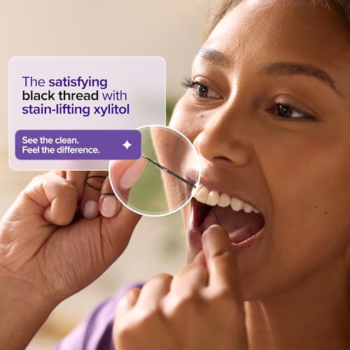 Burst dental floss packaging details