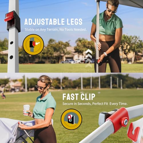 CROWN SHADES canopy fast clip fabric system