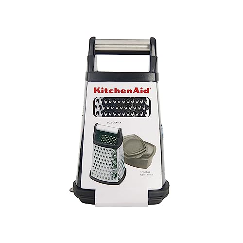 Side profile of 10-inch black box grater