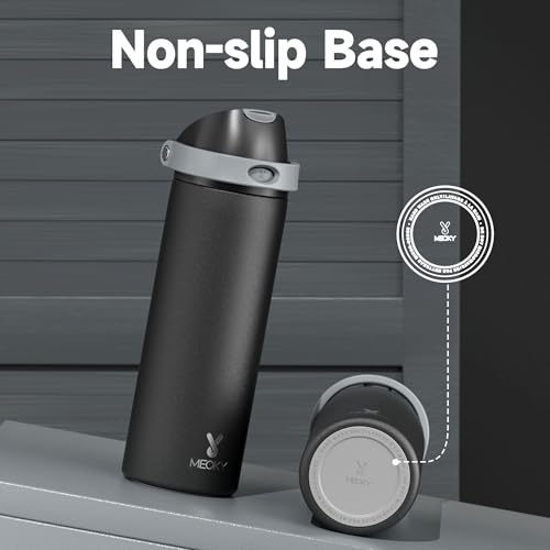 Meoky water bottle in an outdoor setting