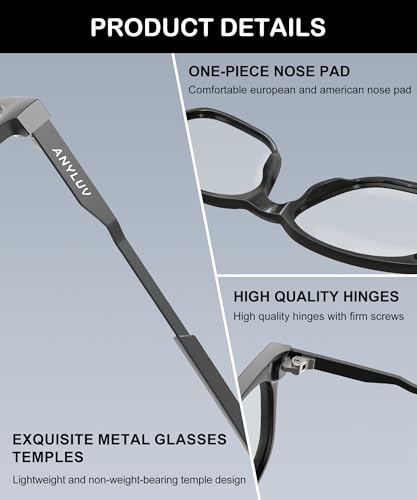 Side profile of ANYLUV computer glasses
